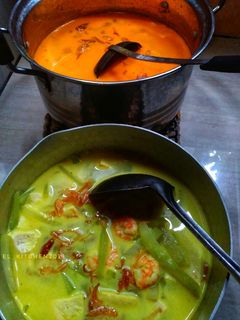 Foto resep Sayur labu siam, tahu, udang pedas dan tidak pedas