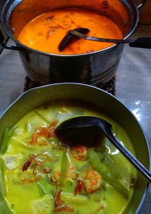 Foto resep Sayur labu siam, tahu, udang pedas dan tidak pedas