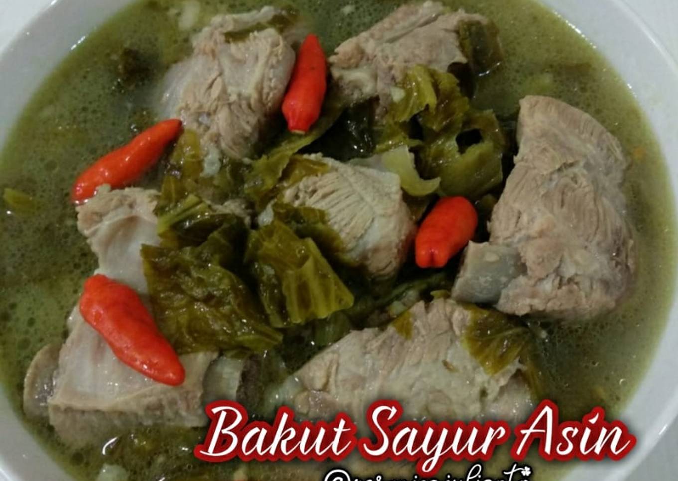 Bakut sayur asin