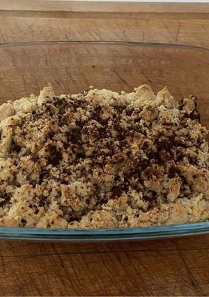Une photo de Crumble aux figues fraîches