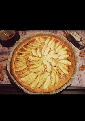 Une photo de Tarte aux pommes façon amandine