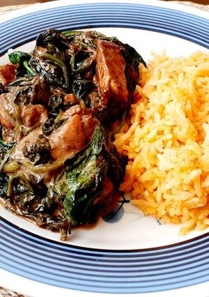 A picture of Creamy Chicken with Spinach.