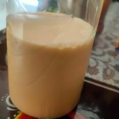 A picture of Almond milk shake.