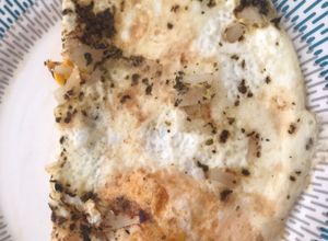 Una foto de Omelette de claras y orégano