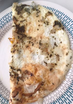 Una foto de Omelette de claras y orégano