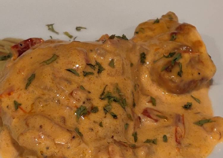 Recipe of Speedy Chicken with Sun Dried Tomato Cream Sauce