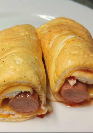 "Hot dog" diétásan🌭 recept fotója