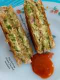 Veg Chutney Cheese Toasted Sandwich