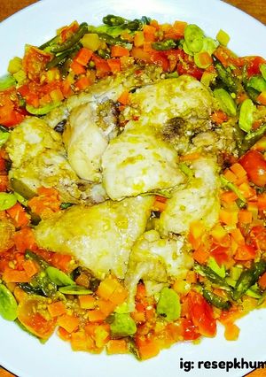 Foto resep Ayam kukus ceria