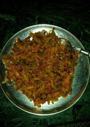 এগ-সোয়া পাস্তা উইথ ভেজিটেবল রেসিপির প্রধান ছবি