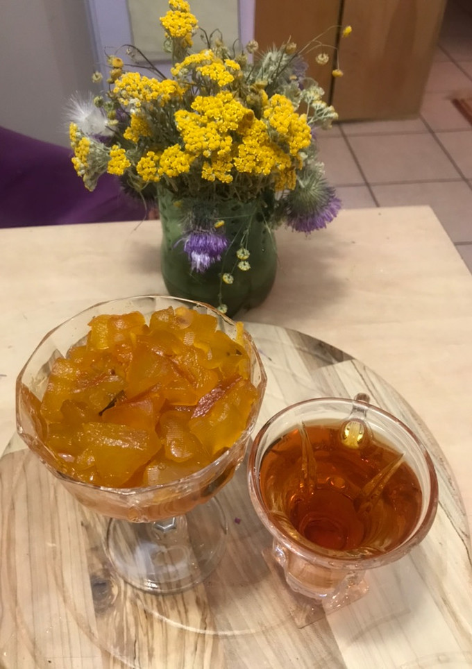 عکسی از دستور مربای پوست هندوانه