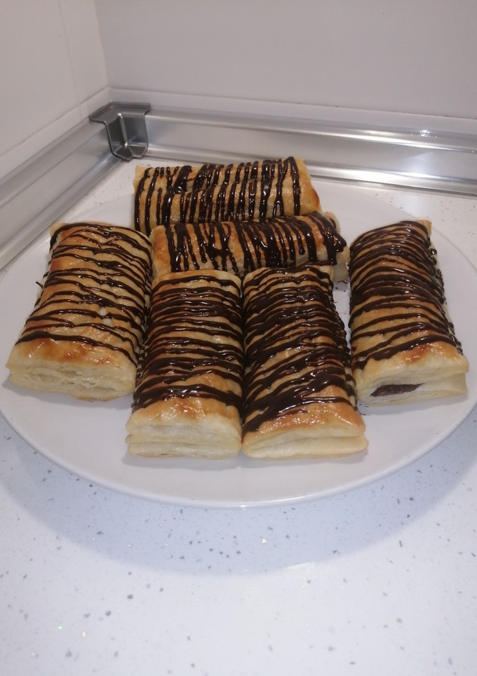 Una foto de Napolitanas de chocolate
