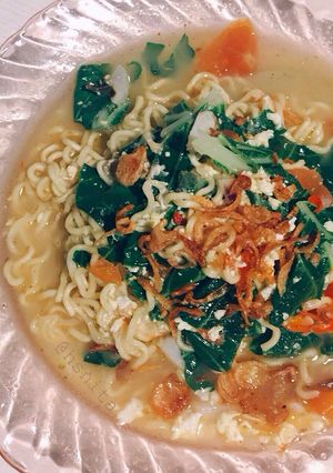 Foto resep Mie tektek ala Mie instan
