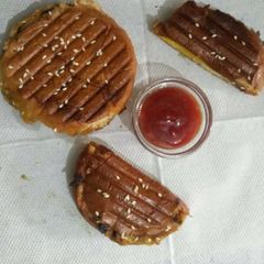 A picture of Grilled Potato Burger.