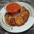 کوکو سیب زمینی با سس گوجه فرنگی خانگی