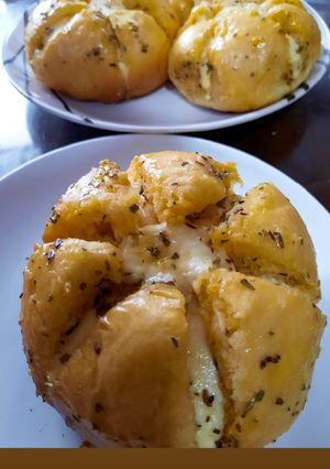 Foto resep Korean garlic bread ekonomis tanpa oven