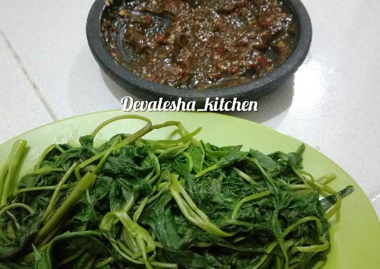 Resep 111. Petis Kangkung ala Semarangan, Lezat Sekali