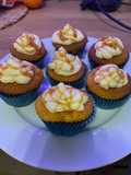 Kürbis Muffins mit Karamellfrosting 🧁