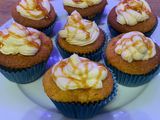 Kürbis Muffins mit Karamellfrosting 🧁