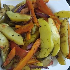 A picture of Potato wedges.