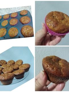 Una foto de Cupcake o muffins de Banana (cambur)