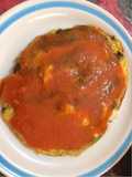 Chiles rellenos en tortilla o torta de huevo