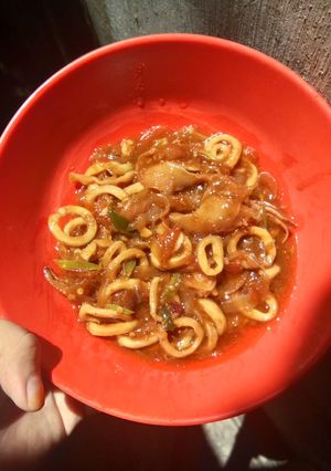 Foto resep Cumi Saos Mentega