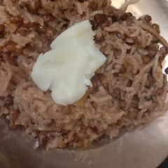 A picture of Black gram khichadi.