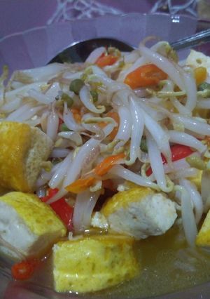 Foto resep Toge tumis tahu
