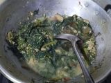 Bobor daun adas dan tempe semangit