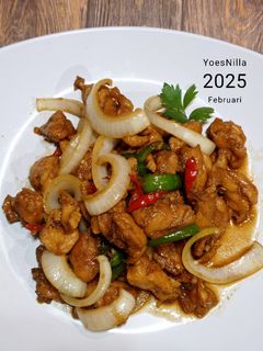 Foto resep Ayam Tumis Paprika🫑(Stok Frozen)