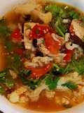 Cauliflower and braised tofu soup *Instant Pot Max* #mommasrecipes 花菜豆干汤