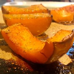 A picture of Honey Roasted Butternut Squash with Rosemary & Salt.