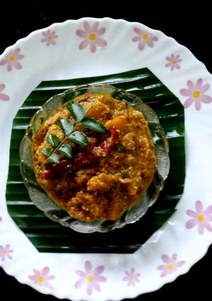 A picture of Pumpkin Coconut Milk Curry.