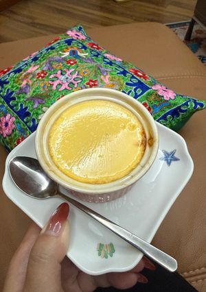 Hình của món Flan.