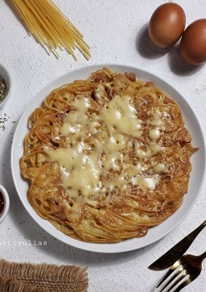 Foto resep Spaghetti fritatta