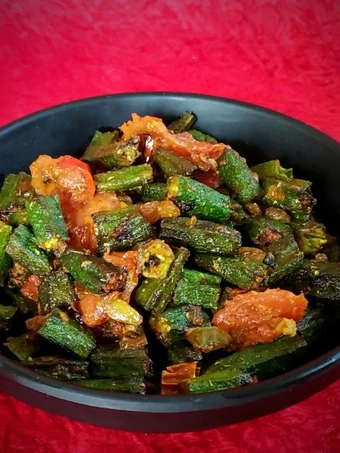 Recipe Bhindi tomato masala fry which Delicious
