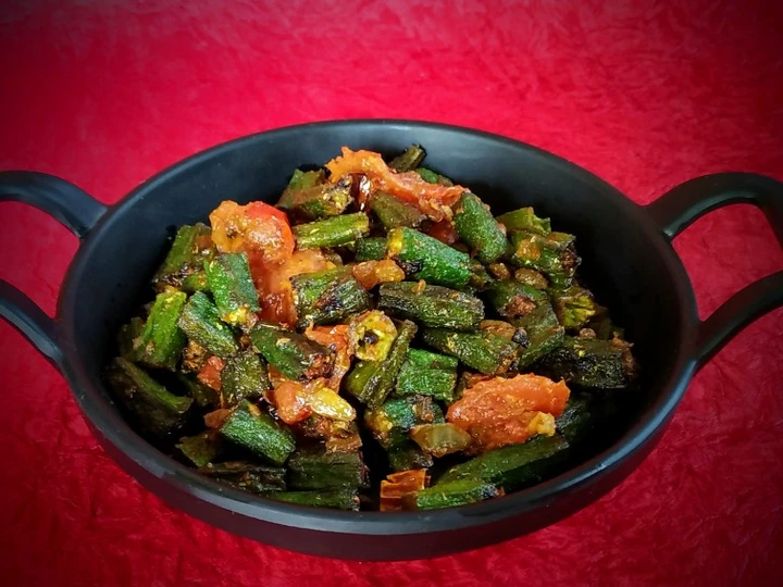 Recipe Bhindi tomato masala fry which Delicious