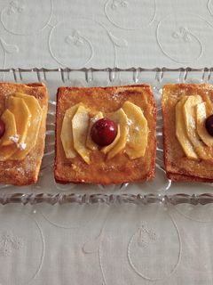 Una foto de Tartitas de manzana con pan de molde