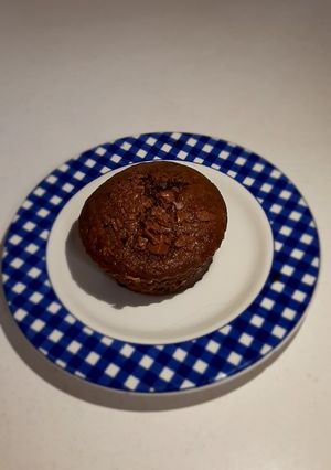 Una foto de Muffin de chocolate relleno de chocolate