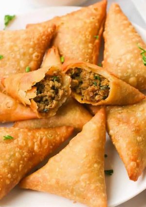A picture of Beef samosa.