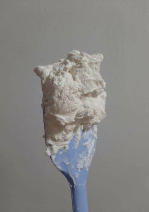 Una foto de Crema chantilly