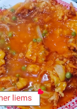 Foto resep Fuyunghai mekar chrispy.ala chinese food