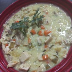 Greek Lemon Chicken Soup A picture of Greek Lemon Chicken Soup.