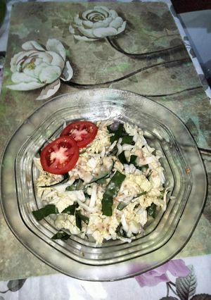 Foto resep Salad sawi putih dan daun sambung nyawa
