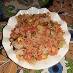 A picture of Corn pulao.