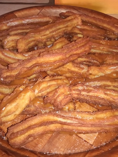 Una foto de Churros con dulce de leche