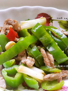青椒炒肉絲 的食譜成品照片