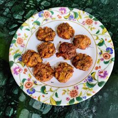 A picture of Neem Flowers Vada.