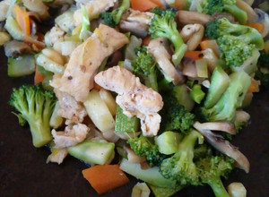 Una foto de Comida china